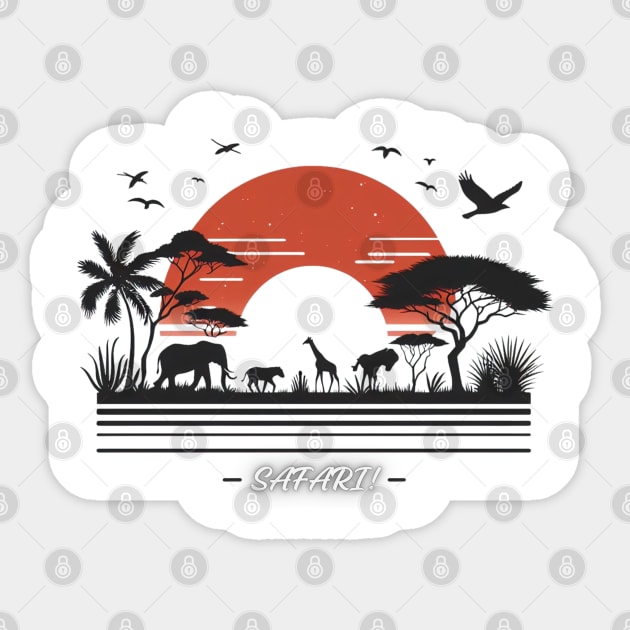 Safari lovers Sticker by YuYu